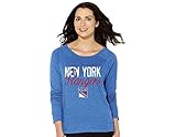 NHL New York Rangersレディーススウェットシャツ、ブルー、XL