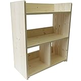 Make Woood 組み立て式 木工本棚キット ｢作るんです･エクセレンス｣ ハンドメイド 木の香りと温かみのある雰囲気 ナチュラル素材(ICO-BKTR/W60A)