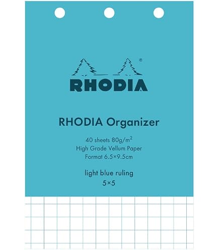 Amazon.co.jp: 【3冊セット】ロディア ミニ3穴システム手帳 RHODIA