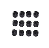 Haobase 12PCS 5V　アクティブなブザー　長い連続　ビープ音　トーン アラーム リンガー サイズ 12 * 9.5 mm ピッチ 7.6mm