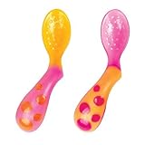 Sassy 2 Pack Baby Less Mess Toddler Spoon, Pink by Sassy [並行輸入品]