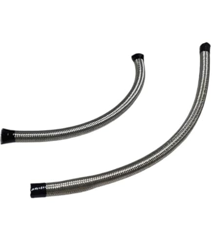 ステンレスメッシュ オイルクーラー ホースセットフィッティング AN6 5m ステンレスメッシュ オイルクーラー ホースセットフィッティング AN6