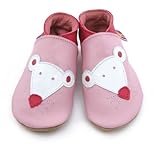 【英国製カーフレザーベビーシューズ】《マウジー/ベイビーピンク　Mousie Baby Pink》 (XL)