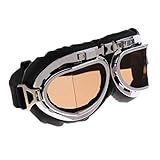 MagiDeal UV保護オートバイモトクロスソフトパッド入りGoggle Sunglass運転乗馬バイクHemetメガネ 0750000120083USA