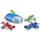 PJ Masks Hasbro PJ アルティメットアドベンチャーセット 幼稚園のおもちゃ ロケット本社 プレイセット アクションフィギュア3体と車両3体付き 対象年齢3歳以上 (Amazon限定)