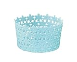 ギフトの詰め合わせに 丸和貿易 トリアクルール ラウンドバスケット ターコイズブルー (L) 400620302