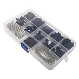 Baoblaze 610点セット 　デュポンコネクタ　2.54mm 　専門ケース付き　ジャンパー　ハウジング　コネクタ　オス メス　圧着ピン