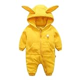 Zhhlaixing ベビー ロンパース カバーオール Newborn Infant Baby Thick Jumpsuit Bodysuit Snowsuit Outfit Warm Climbin