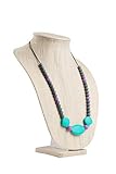 Willow + Mae - Jewel Silicone Teething Necklace for Mom and Baby - Turquoise, Purple & Grey by Willo