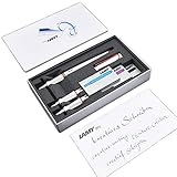 ラミー LAMY 万年筆 カリグラフィ セット joy 1.1+1.5+1.9 ジョイ 白/赤...