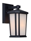 Artcraft照明ac8761bk Hampton one-lightアウトドア壁取り付け用燭台、ブラック AC8761BK 1