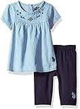 U.S. Polo Assn. PANTS ベビー・ガールズ US サイズ: 6-9 Months カラー: オレンジ