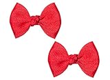 アンナ・Belen Girls " Serena " Small Grosgrain Bow ( 2ピース) カラー: レッド