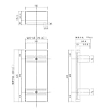 満点商会 消火器ボックスパーツ 取付ブラケット 2-D