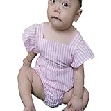 韓国 子供服 キッズ インポート リボン フリル フリフリ ロンパース 春 spring 夏 summer かわいい 可愛い ベビー 乳児 赤ちゃん 出産祝い ギフト プレゼント 男児 女児 男女 ユ