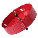 Zhaozheホールソー 穴あけ ホルソー 切削工具 掘削 直径100mm 120mm 140mm (120mm)