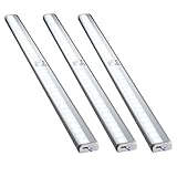 モーション検知LED、USB充電式20明るいLED夜間ライトスティックオンモーション検知照明バーKULED s20 T6
