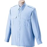 ジーベック XEBEC/警備服 長袖シャツ/警備服 無地長袖シャツ カラー：42_サックス サイズ：L 品番：18302