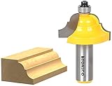 Yonico 13124 Double Roman Ogee Edging Router Bit Large 1/2-Inch Shank by Yonico