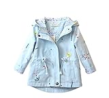 (チェリーレッド) CherryRed 子供服 子供コート キッズコート アウター トレンチコート 防風 保温 可愛い 120 ブルー