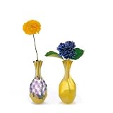 D-BROS フラワーベース ビニール製花瓶 2点セット 811fdy