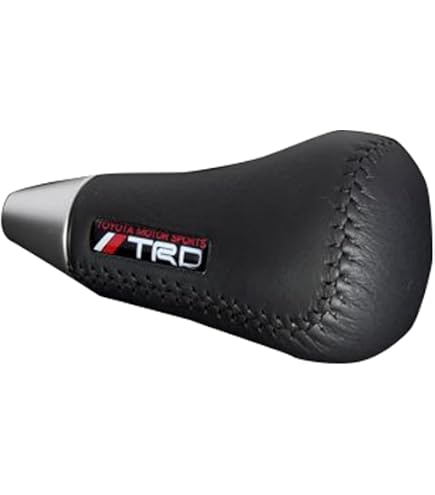Amazon.co.jp: TRD シフトノブ(左右非対称) 本革 ブラック ブレビス 