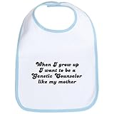 CafePress Genetic Counselor like my mot Bib - Standard Sky Blue by CafePress