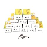 電動ハンマードリルモータ用DealMux 15ペア12x6x5mmカーボンブラシパワーツール