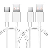 ANLINK 2パック 2m USB Cケーブル、USB A - タイプC 3A 急速充電&同期コード、携帯電話、タブレット、ノートパソコン、Nintendo Switch、カメラ、その他のUSB Cポート搭載デバイス用