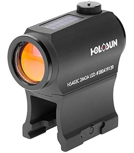 HOLOSUN ホロサンHE403C-GRグリーンドット ソーラー Amazon.com: HOLOSUN HE403C-GR Green 2 MOA Dot Micro Sight