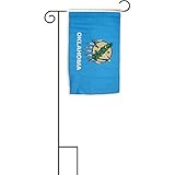 12X18 12X18 State Of Oklahoma Sleeved Garden Stand Flag [並行輸入品]