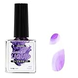 ネイル インク 10ml しゅわしゅわインク リキッドネイル 水彩 べっ甲 垂らし込みネイル カラーリキッド べっこう ジェルネイル ネイルマーブルリキッド 晕染美甲 ブルーミング インクジェルネイル 10ml (Purple)