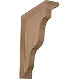 Ekena Millwork BKT02X09X11HARW 2 1/4-Inch W by 9-Inch D by 11-Inch H Hamilton Traditional Bracket, R