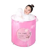 sunhai &エレガントな中国風Thickerグリーンナイロン布大人用バスタブFolding Bathバレル