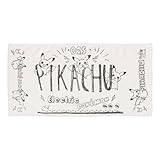 ポケモンセンターオリジナル マシュマロタッチミニバスタオル Pikachu living & dining