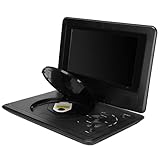 ポータブルDVDプレーヤー、8.5インチ大画面HDモバイルDVDプレーヤー多機能カーTVDVDプレーヤーFMラジオ子供用ホームカートラベル用オールインワンメディアプレーヤー(黒)