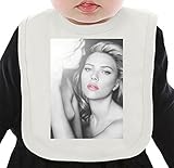 Scarlett Johansson Prretty Lips ネクタイを有する有機ビブ Medium