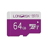 64GBメモリーカード microSDXC UHS-1 カード Class10 変換アダプタ付きmicro sdカード 64gb(LONDI