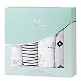 (エイデンアンドアネイ) aden+anais おくるみ classic swaddle 4-pack ラブストラック -2061 [並行輸入品]