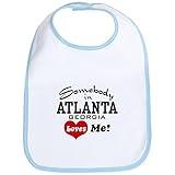 CafePress Somebody In Atlanta Loves Me Bib - Standard Sky Blue by CafePress