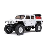 Axial RCトラック SCX24 ジープ グラディエーター 4輪駆動 ロッククローラー つや消しRTR 完成品不要 すぐに走れるホワイト AXI00005V2T4 リモコンカー RCカー RCクローラー
