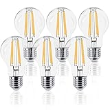 LUTW LED電球 E26口金 エジソン電球 60W形相当 6W 2700K電球色 エジソンバルブ 700lm 全方向タイプ