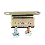 Perfk 車 キャラバン ボート用品　50アンペア　自動リセット　回路ブレーカ　12V-28V　ヒューズ　