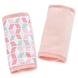 Carter's Soft Reversible Strap Cover for Carseats and Strollers Lattice Pink カーシートとベビーカー用カーターのソフトリバー