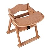 (OSJ)ベビーチェア ローチェア 天然木 キッズ用食卓 折りたたみチェア 組立不要 (ナチュラル)