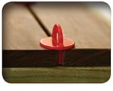 DeckWise 5 / 32 "デッキボードスペーサー – 6ピース – For圧力扱われ、複合、PVC、Hardwoodデッキ