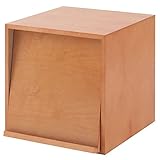 ユニットボックスシリーズ マガジンタイプ メープル材 ライトブラウン色 幅39cm GA-0019