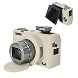 kinokoo for キャノン Canon PowerShot G7 X Mark III カメラケース、G7X マーク3 バッグ G7 X MarkⅢ/g7 x mark iii/g7x mark3/G7X3/g7x3 専用 保護カバー 全面保護 シリコン製 バッテリー交換可能（ホワイト）