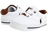 (ポロラルフローレン) Polo Ralph Lauren キッズカジュアルシューズ・・スニーカー・靴 Vaughn (Infant/Toddler) White Canvas 1 Infant 9c