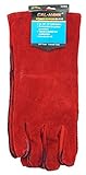 Welding Gloves Red Suede [並行輸入品]